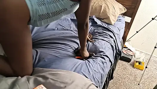 Echte nymphomanin, blau, böse