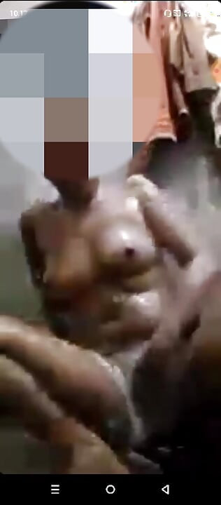 Video call with wife of person taking a shower while matsurbasi