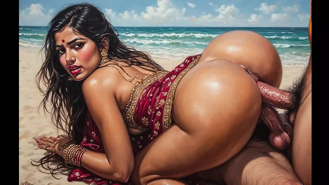 Bhabhi Enjoy With His Boyfriend In Beach Side Mein Viral Hot Video HD