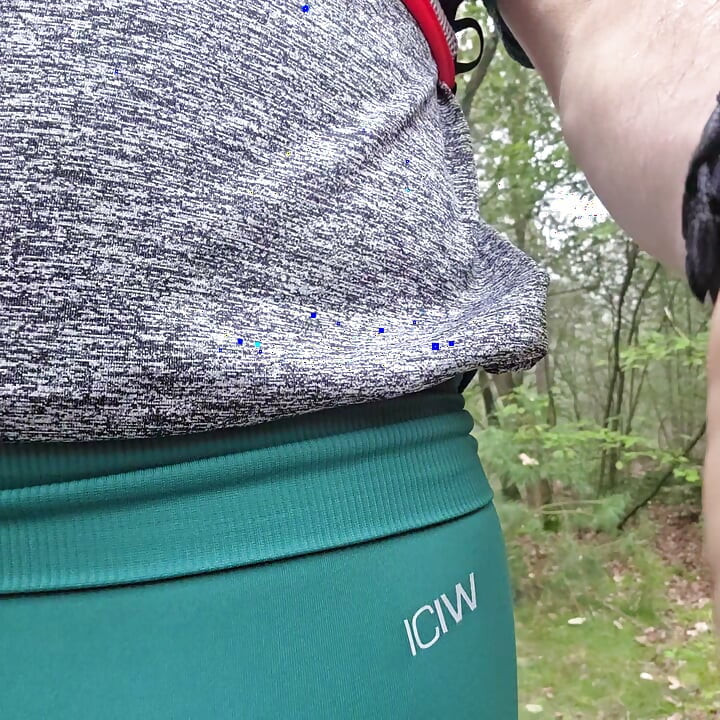 Walking in public woods with my bulge