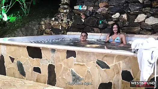 Hendricks Fucked in Jacuzzi Threesome