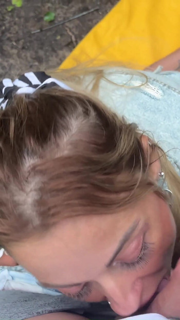 Jaw-dropping moment from "I get cum in my mouth outdoors"