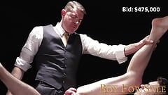 BoyForSale Cole fucked by Master Legrand on auction block
