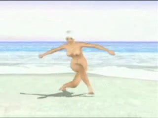 Christie doa telanjang di video pantai