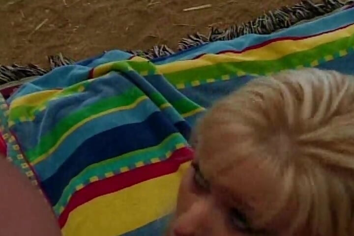 Big facial for big boobed blonde MILF