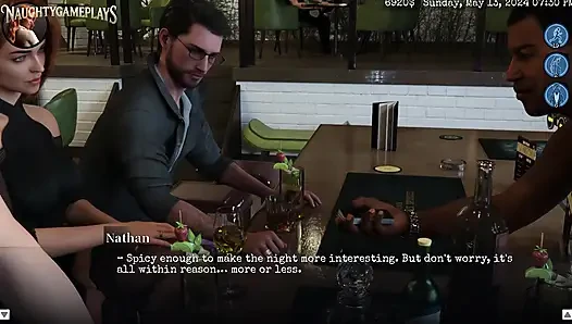 Ahlak Sınırları (bölüm 22) Roman Oyunları - Evli Kadın Başka Bir Adama Seksi Dans Ediyor