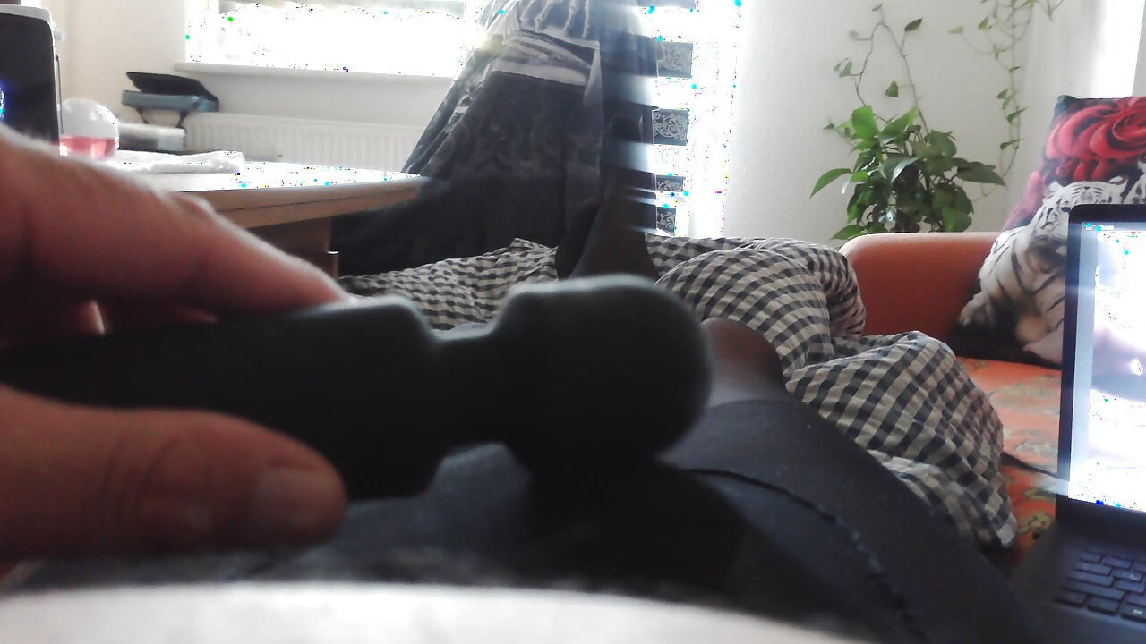 Cumshot in pantyhose😜