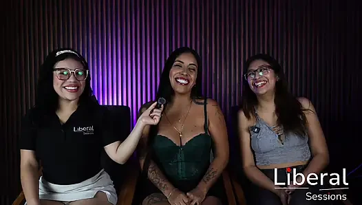 ORGY with two HOTWIVES, they are fucked by strong men