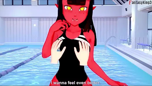 Meru succubus bikini bakış açısı seks