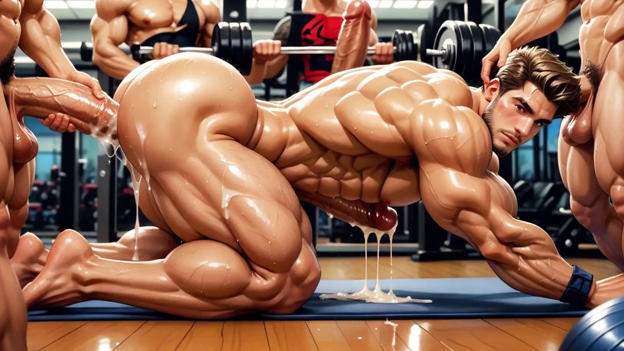 Friends Have an Insane Orgy in the Gym – Lots of Anal Sex on Top of the Equipment