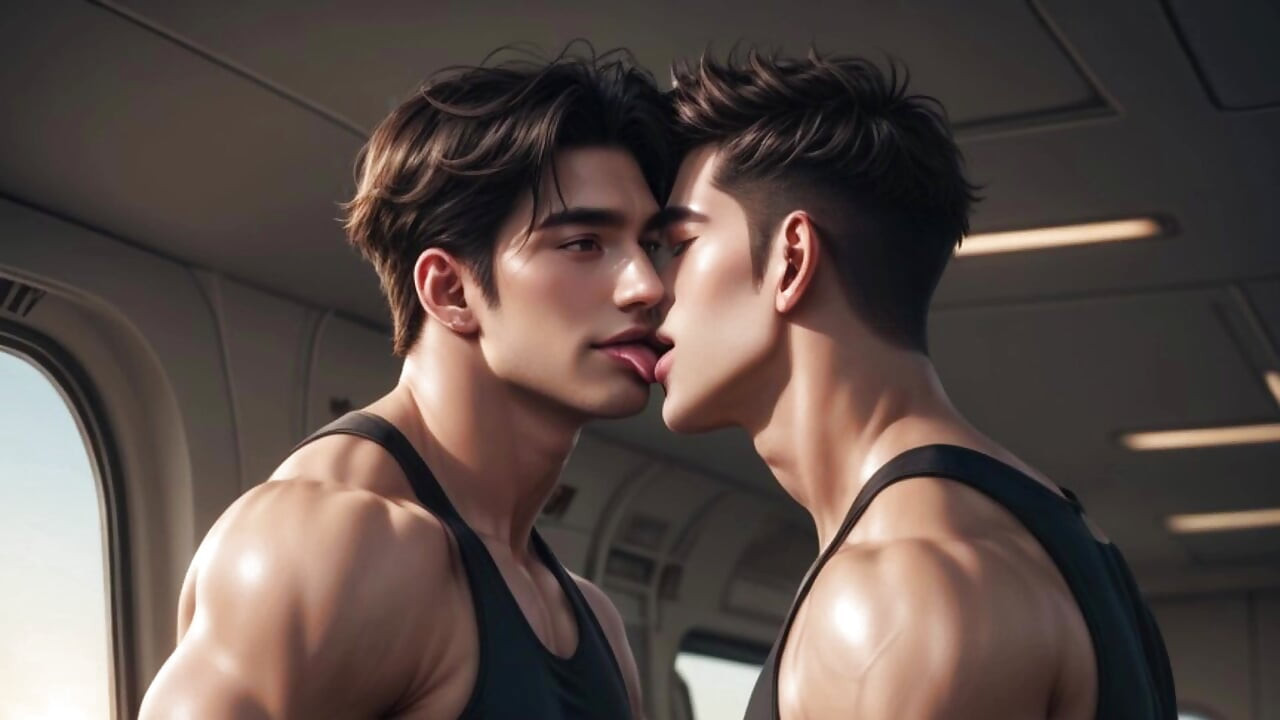 Dangerous Gay Anal Sex on a Stuck Cable Car. Cumming in Their Little Asses High up.