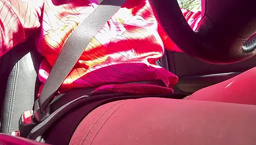 I pulled over and rubbed my pussy in the car until I had an intense orgasm.
