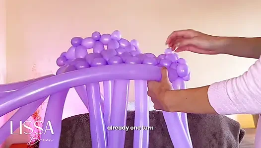 Пособие по платье с воздушным шариком