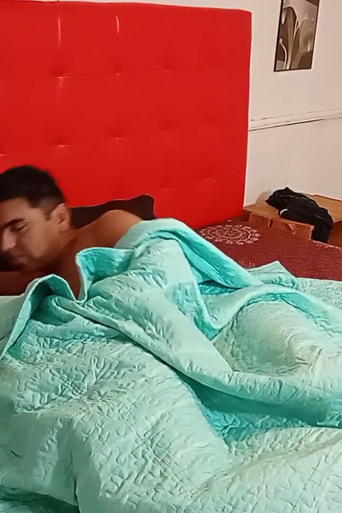 Big Ass Stepmother Shares a Bed with Stepson with a Big Cock