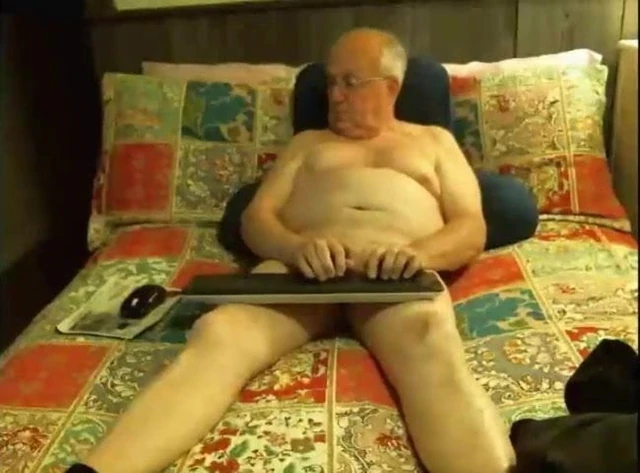 Daddy strokens on cam