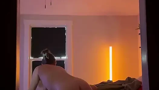 (MissAndDom) POV: You’re our Roommate and you Walked in on us Eating Each-Other out and Scissoring