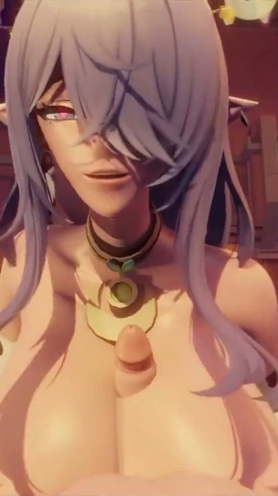Genshin Aether Have Some Hot Sex With Lauma While Sucking Her HUGE Boobs | Clip 1