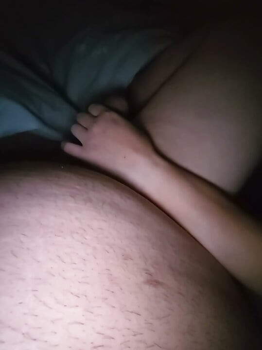 Caught cheating boyfriend by handjob step brother big dick in erection
