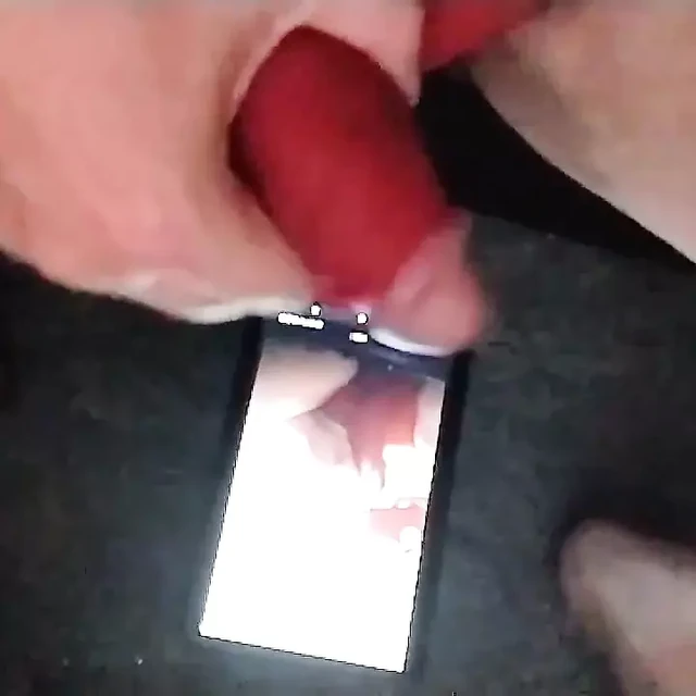 Grandpa wanking pre cum flying until gushing his tasty jizz