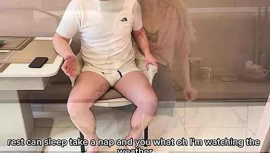 My Stepmom Watches Me Cum in My Girlfriend's Mouth and Brazenly Fucks Me Then