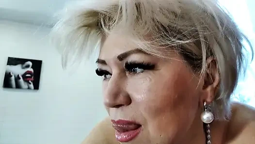 Mature Russian female is a Priestess of Her Husband's Dick .!.