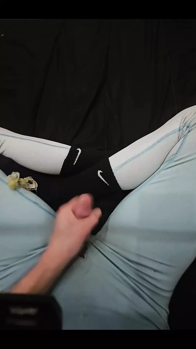 cum on my nike socks