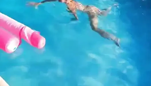 French Poolside Fantasy: Sexual Tension at the Pool.