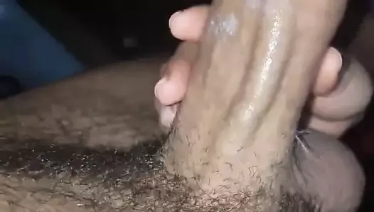 Cleaning up my cock