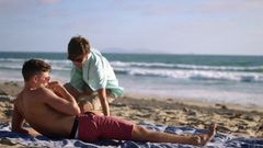 Bareback beach bums - caso travis stevens y keagan