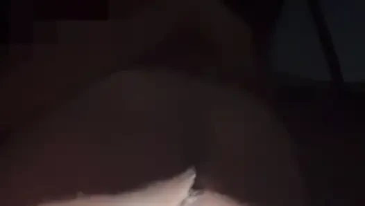 Riding dick in the backseat