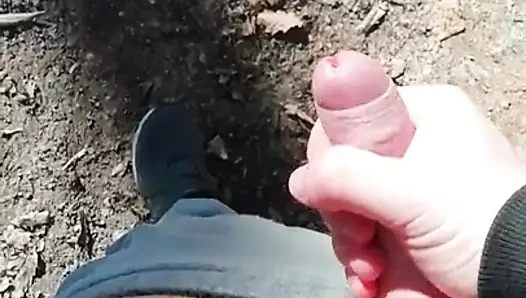 bir ormanda handjob