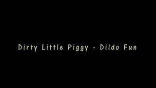 Brudna mała świnka - dildo