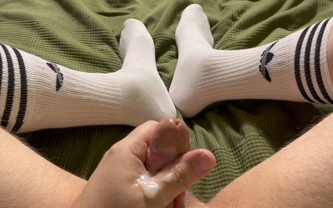 Nice Quickie in Great Adidas-socks