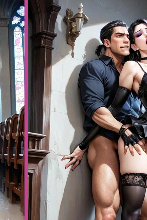 Futanari JOI. Gothic Crossdresser. Shemale Hentai Anime Futa.