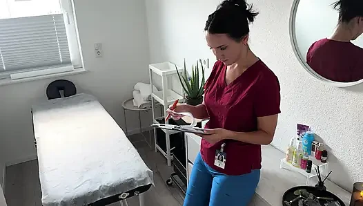 She Caught Him Jerking - Then Milked Him Between Her Tits