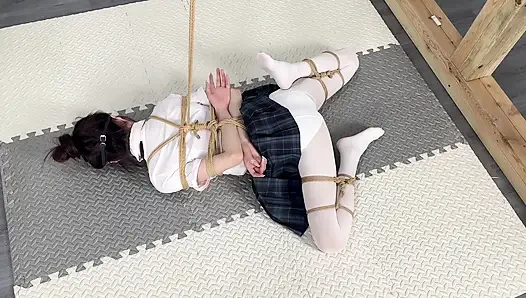 Jk weiße seide &höhepunkt mit elektrischem schock