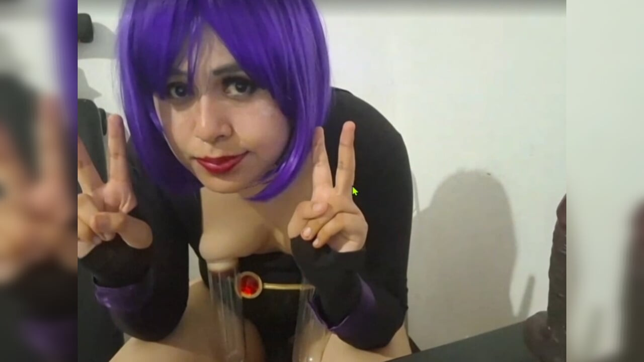 Extreme Beautiful Young Trans Girl Lactating and Pumping her Tits with Milking Machine