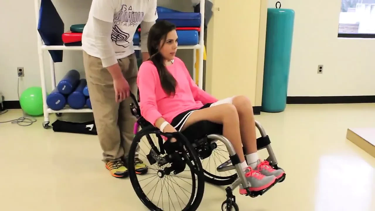 freshman paralyzed – in therapy