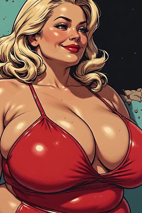 Curvy Women Swimsuit Art