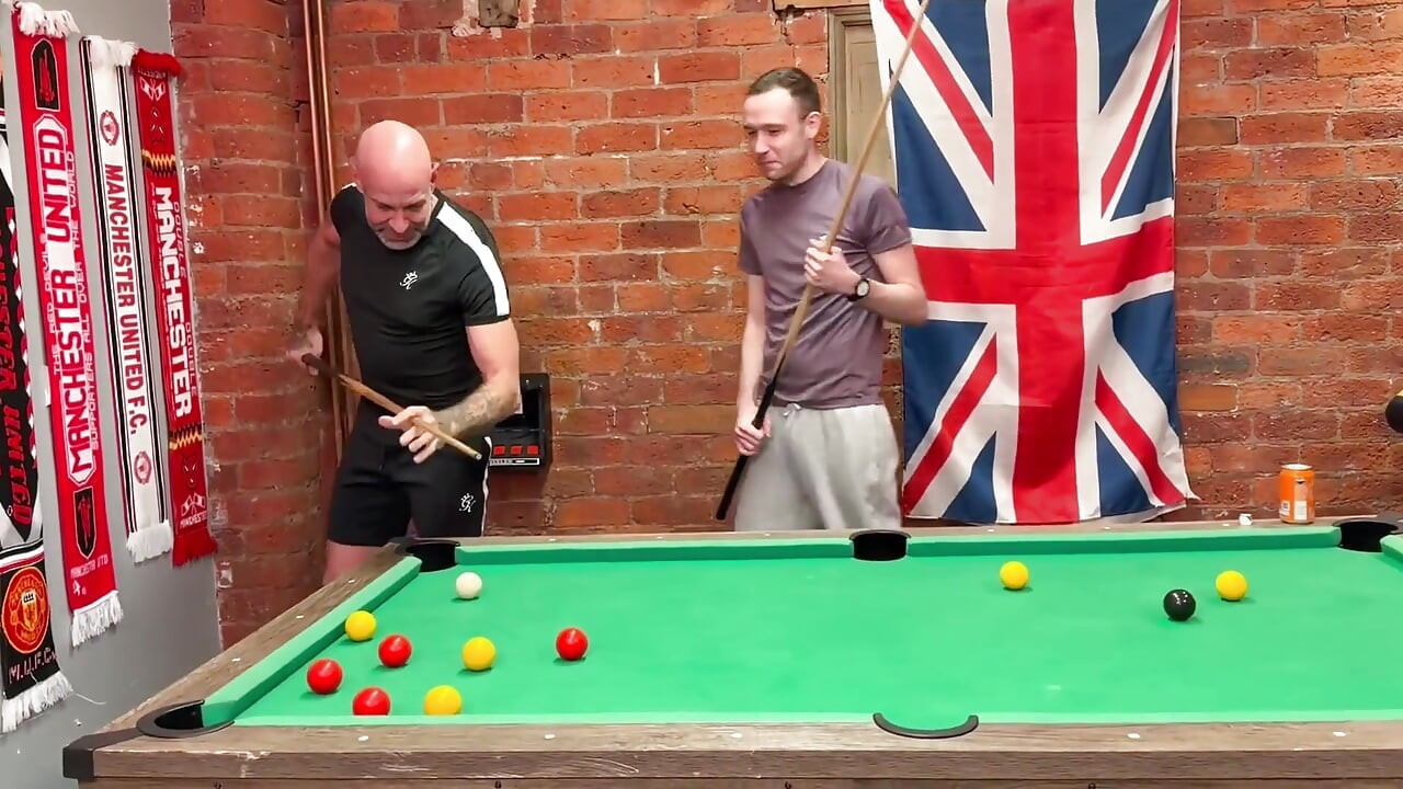 Hung Stepson Fucks Stepdaddy in the Pub After a Game of Pool