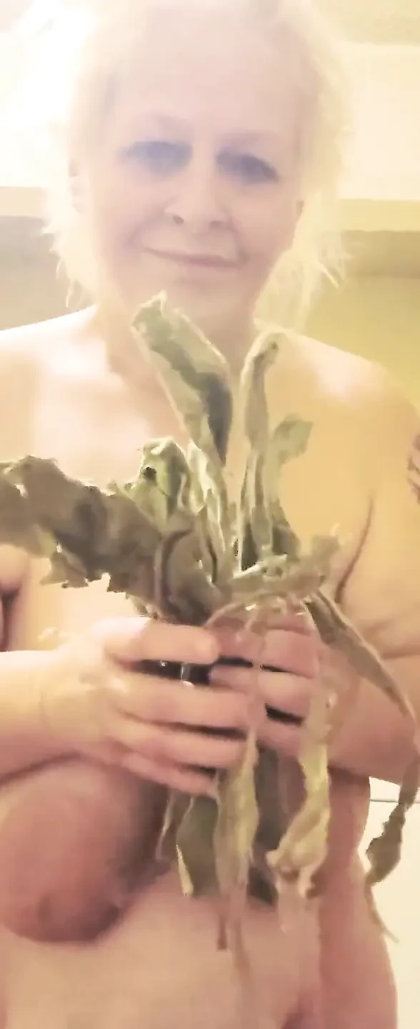 I'm in a Nudist Colony Getting Plants I'm Such a Naked Naughty Tramp