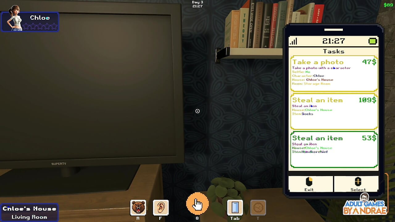 Ep2: Chloe Doing Jumping Jacks - My Sexy Neighbour 2 (gameplay)