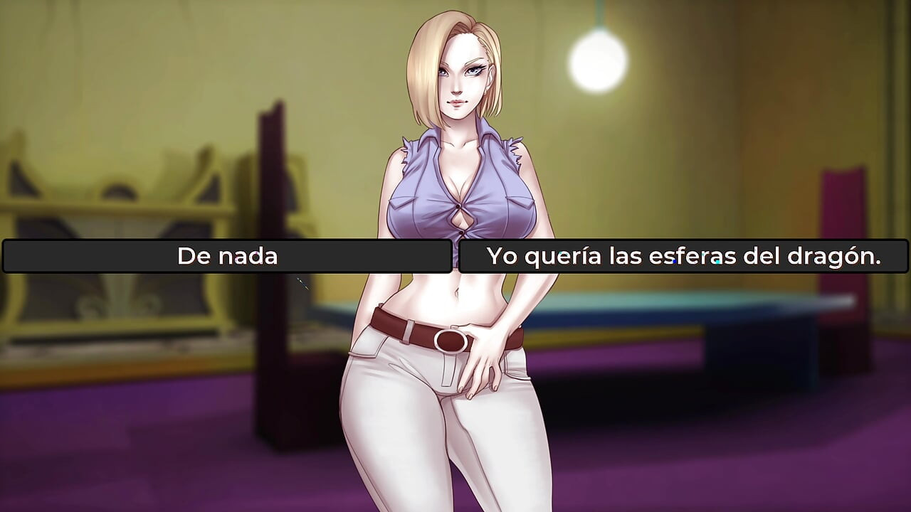 İlahi macera - Android 18'in şişman götünü değiştirirken takdir ediyor