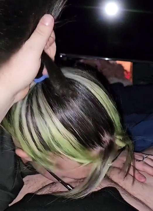 Ponytail Grabbing Blowjob
