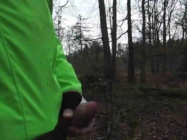 Wichsgeil im Wald