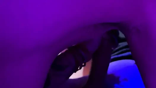 The Latina Brunette Performed a Striptease and Gave a Delicious Blowjob to Seduce the Old Cuckold