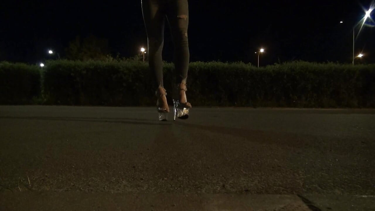 stripper high heels show