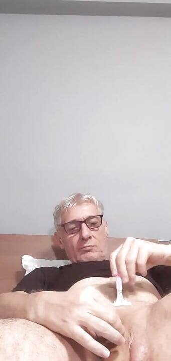 Shaved Monster Cock and Massive Huge Big Balls