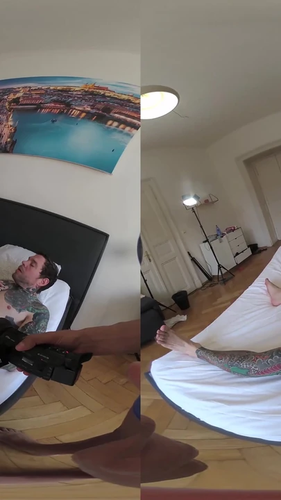 Captivating moment from "Katarina Rina - Tan Teenager W Massive Ass Cannot Stop Cumming In Monster Cock Threesome - Vr Part"