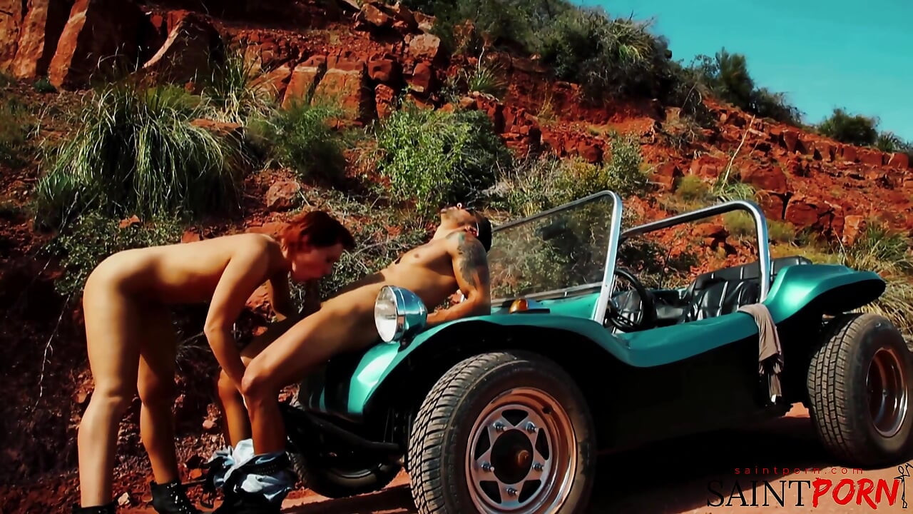 Jayme Janes Heats up the Desert with Sex and Cum Swallowing